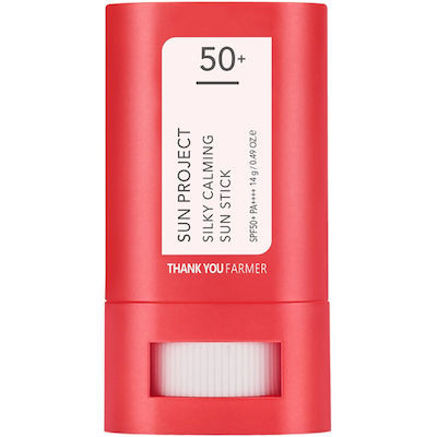 Thank You Farmer Sun Project Silky Calming Αντηλιακό Stick Προσώπου SPF50 14gr